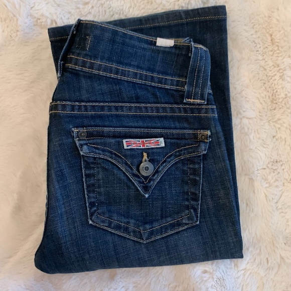 HUDSON dark wash boot cut denim jeans size 25 - Picture 2 of 12